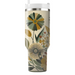 Abstract Floral Motifs Travel Tumblers