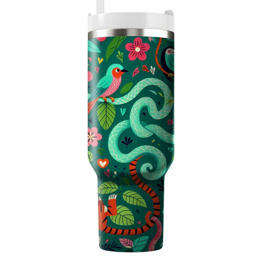 Whimsical Jungle  Insulated Tumblers