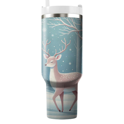 Winter Wonderland Deer  Custom Tumblers