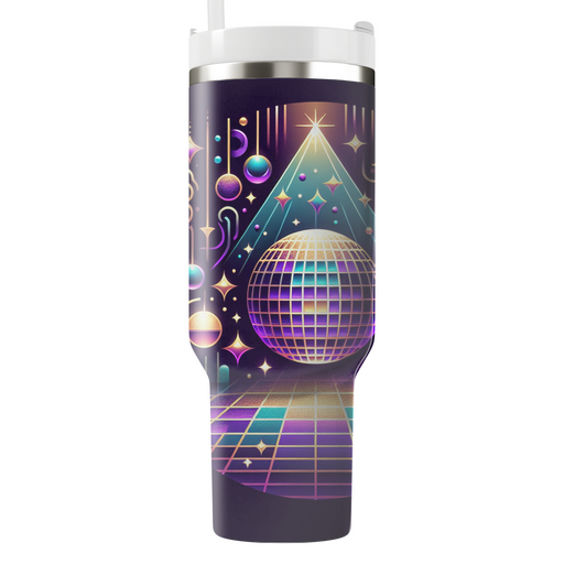 80s Disco Lights Travel Tumblers