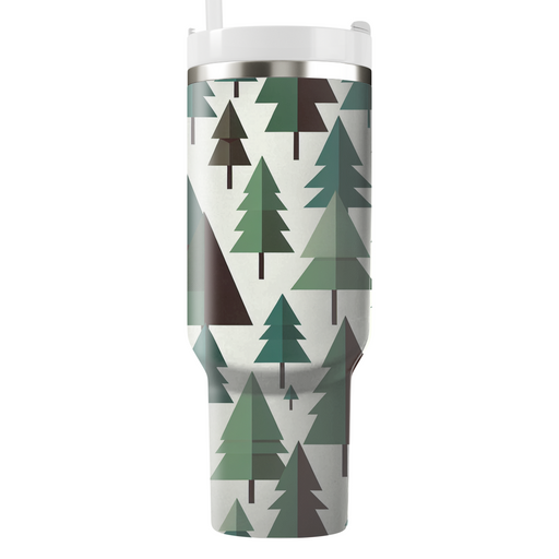 Geometric Forest Pattern  Decorative Tumblers