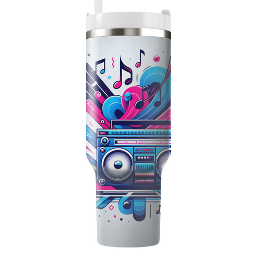 Boombox Blast  Tumblers With Lids