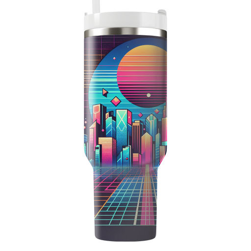 Retro Futuristic  Tumbler Cups