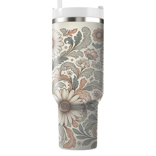 Vintage Floral Bliss  Custom Tumblers