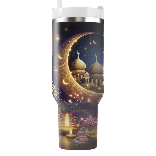 Fusion Of Eid And Diwali Tumblers With Lids