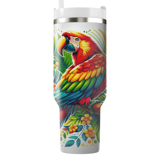 Lively Parrot Party  Tumbler Cups