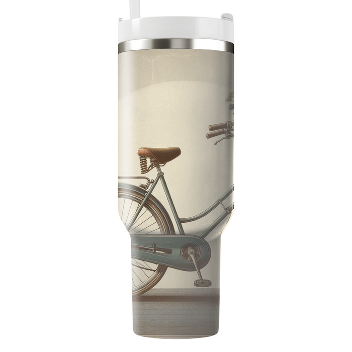 Vintage Bicycle Ride  Tumbler Cups