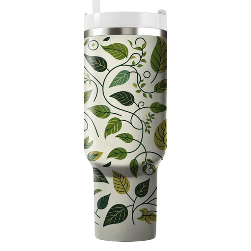 Whimsical Leafy Vines Insulated Tumblers