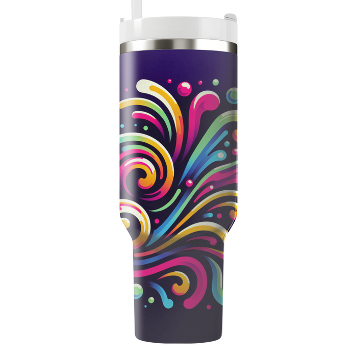 Retro Neon Disco  Custom Tumblers