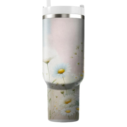 Watercolor Daisy Dream  Tumblers For Gifts