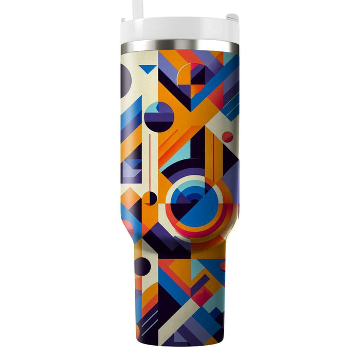 Artistic Geometric Patterns  Tumblers With Lids