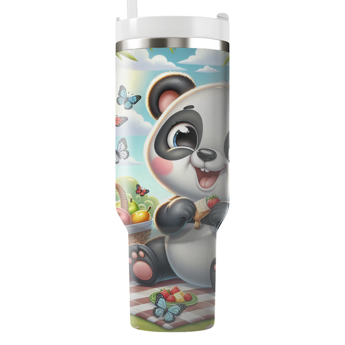 Charming Panda Picnic Tumblers For Gifts