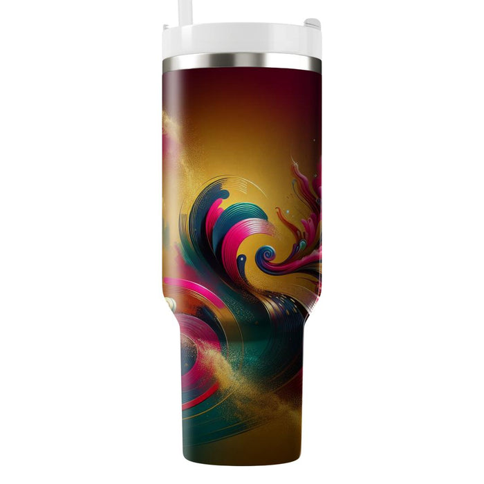 Whirling Wonders - A Celebration Of Movement  Personalized Tumblers