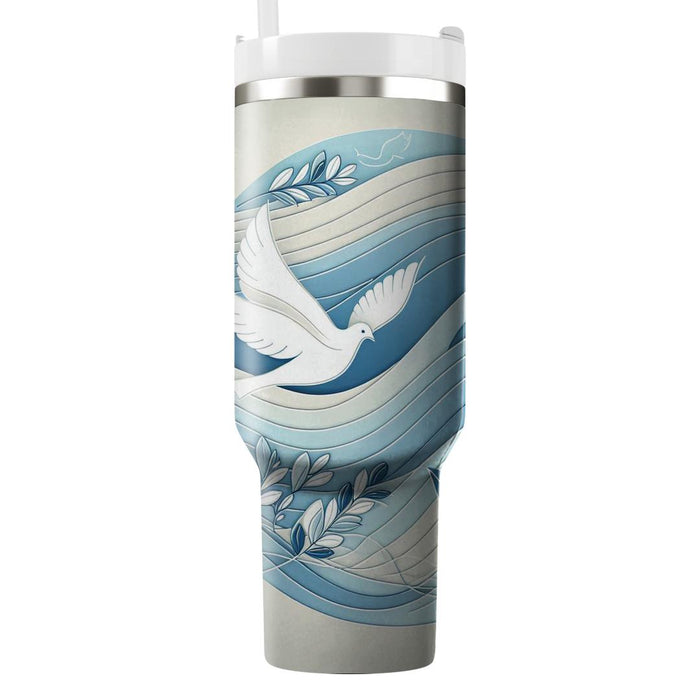 Waves Of Peace - International Day Of Peace  Unique Tumblers