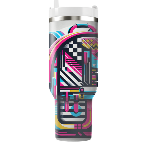 Funky 80s Pattern Backpack Custom Tumblers