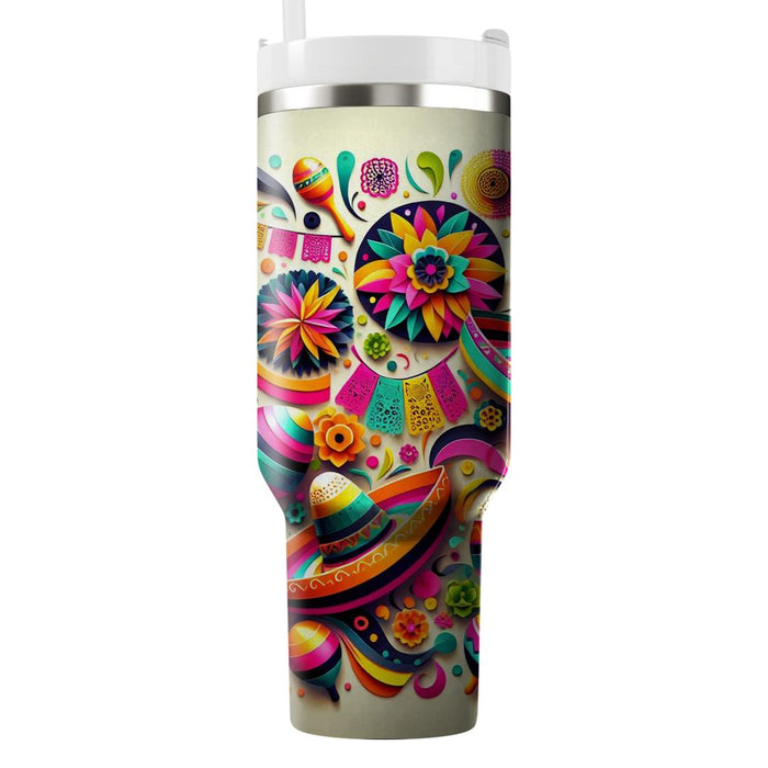 Funky Fiesta - A Mexican Celebration  Decorative Tumblers