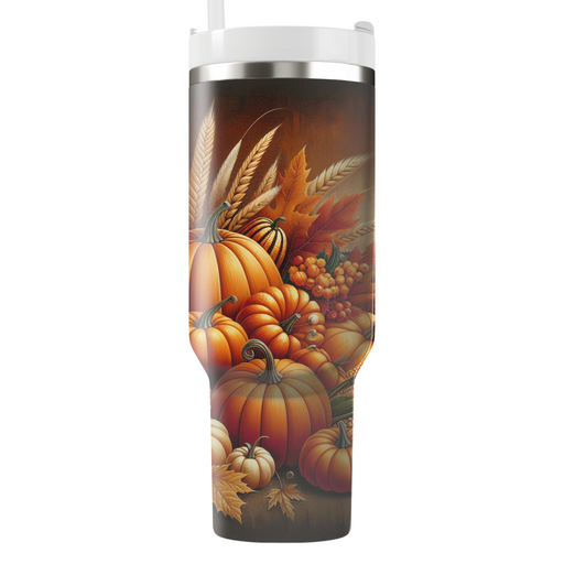 Bountiful Harvest - Autumn Festival  Decorative Tumblers