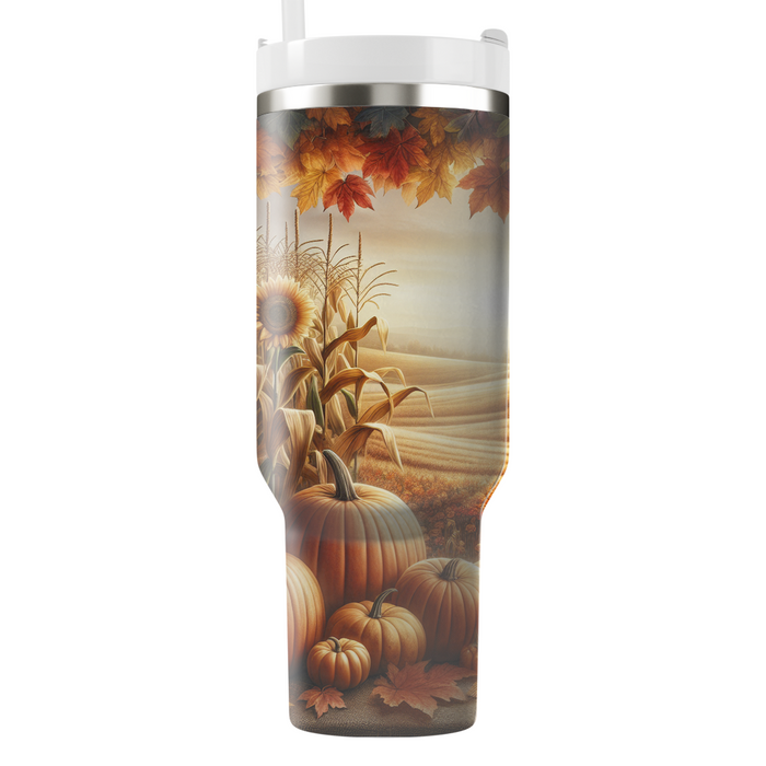 Autumn Rustic Harvest  Custom Tumblers