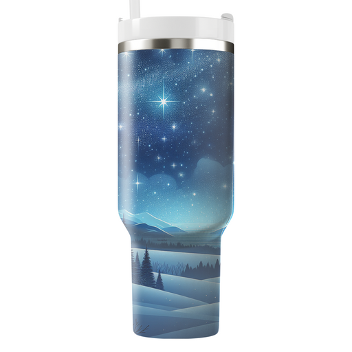 Winter Starlit Night  Tumbler Cups