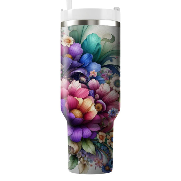 Spring Garden Fantasy  Tumblers With Lids