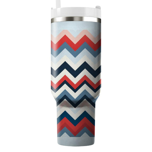 Zigzag Stripes  Custom Tumblers