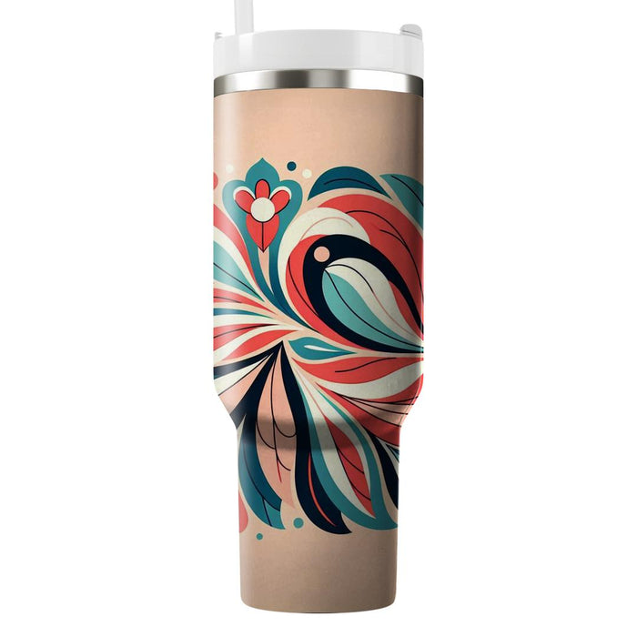 Whimsical Flower Petal Pattern  Custom Tumblers