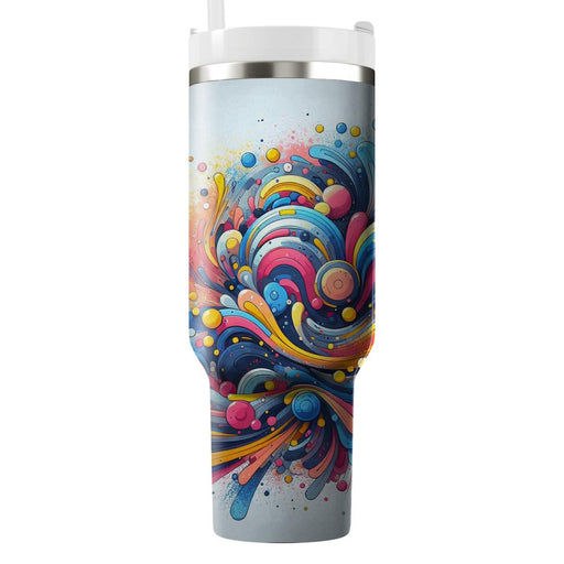 Artistic Paint Splash  Decorative Tumblers