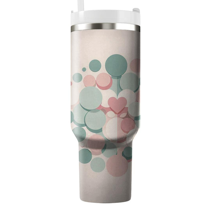 Floral Circle Embrace  Tumbler Cups