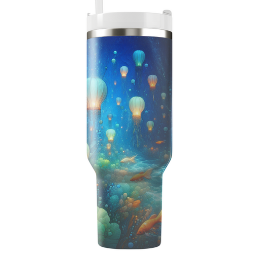 Underwater Lanterns - Aquatic Lantern Festival  Custom Tumblers