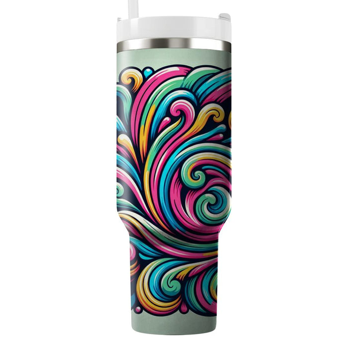 Tie-dye Vibes  Decorative Tumblers