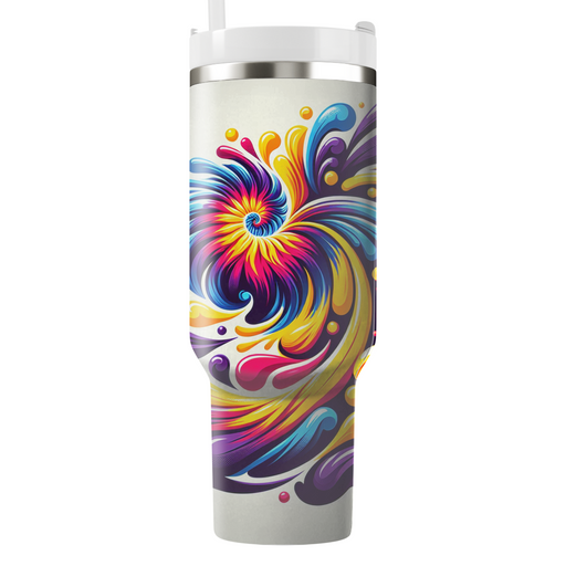 Hippie Tie-dye Explosion  Custom Tumblers