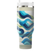 Abstract Geometric Waves  Decorative Tumblers