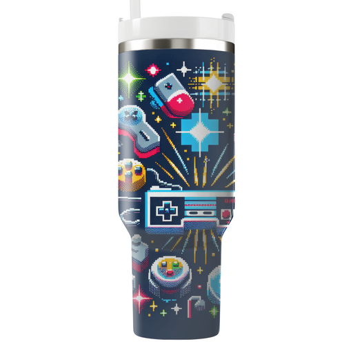 Retro Video Game Nostalgia Unique Tumblers