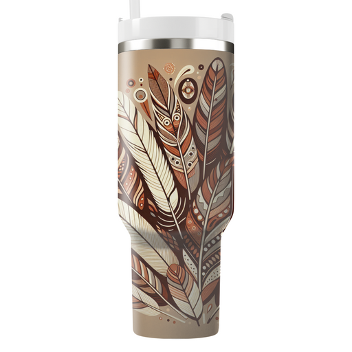 Bohemian Feather Dream  Tumbler Cups