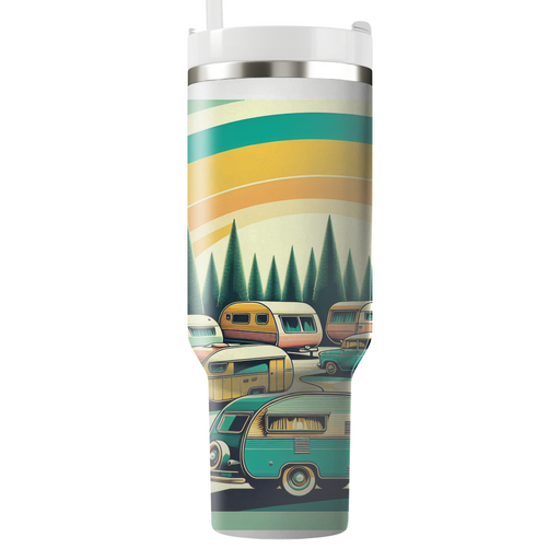 Vintage Caravan Adventure  Tumblers For Gifts