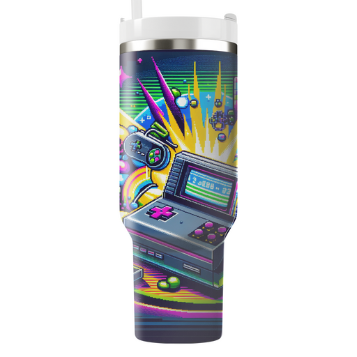 Retro 80s Game Console Insulated Tumblers