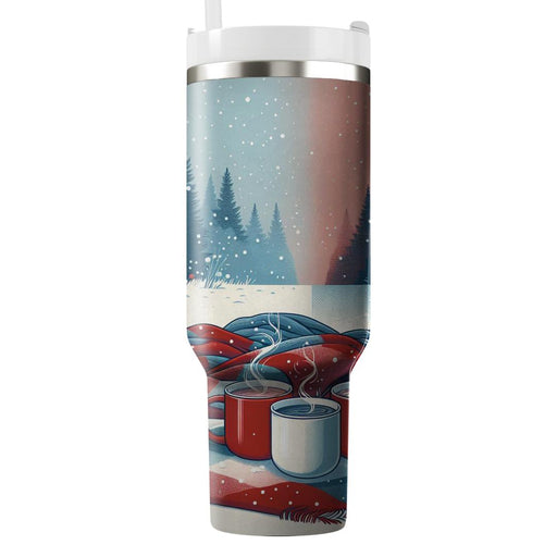 Winter Cozy Blanket  Insulated Tumblers