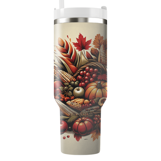 Bountiful Blessings - Thanksgiving  Decorative Tumblers