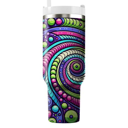 Abstract Spiral Kaleidoscope  Tumblers For Gifts