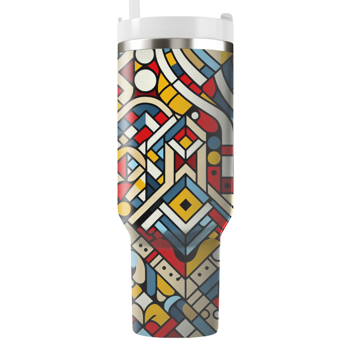 Bold Mosaic Patterns  Tumbler Cups