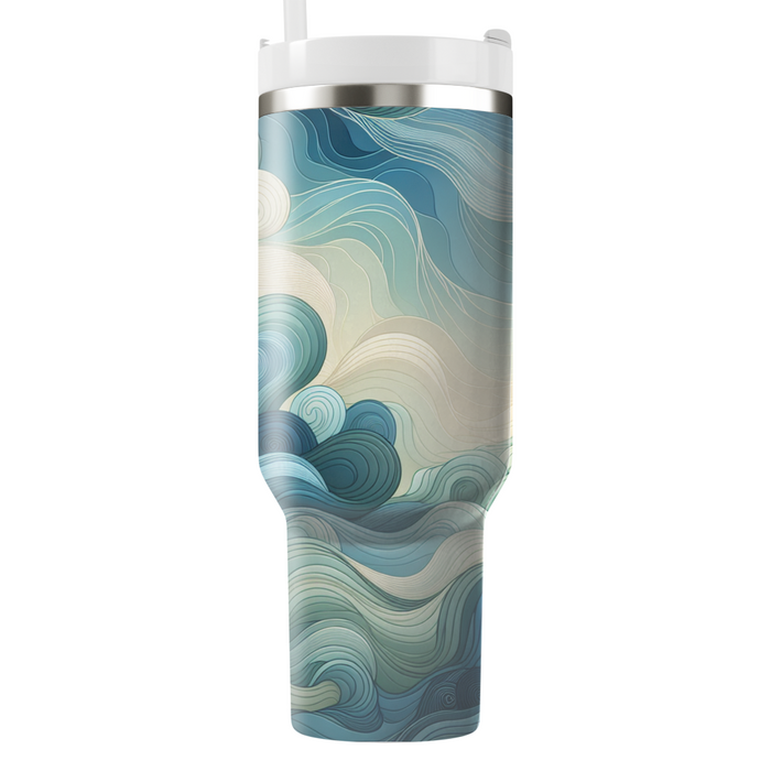 Waves Of Serenity  Unique Tumblers