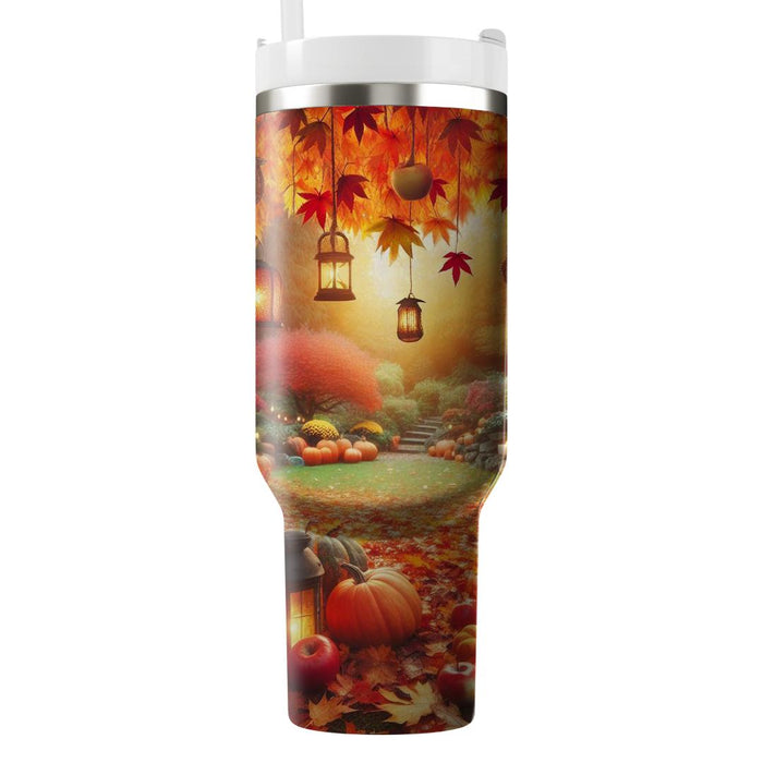 Autumn Festive Lanterns  Decorative Tumblers