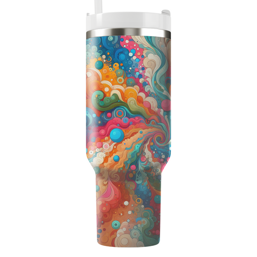 Tie-dye Paradise  Custom Tumblers