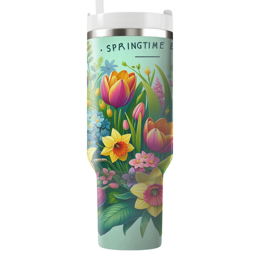 Springtime Floral Bliss  Travel Tumblers