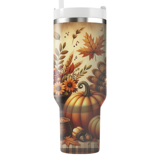 Joyful Harvest - A Thanksgiving Blend  Decorative Tumblers