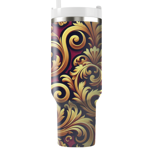 Bold Baroque Swirls  Unique Tumblers