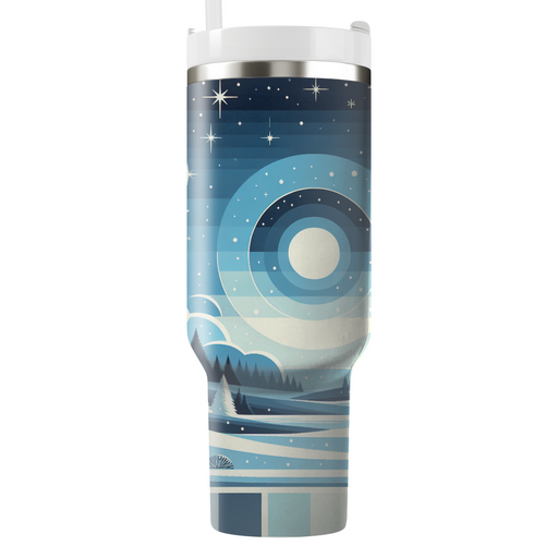 Winter Night Sky  Personalized Tumblers