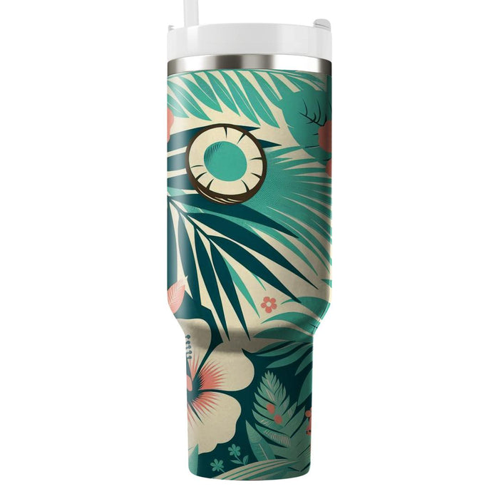 Tropical Paradise Retreat  Personalized Tumblers