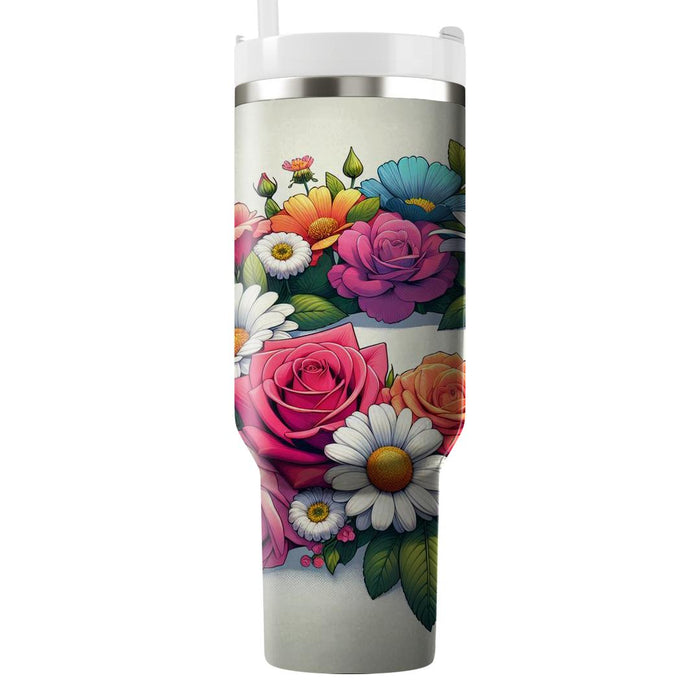 Floral Crown  Decorative Tumblers