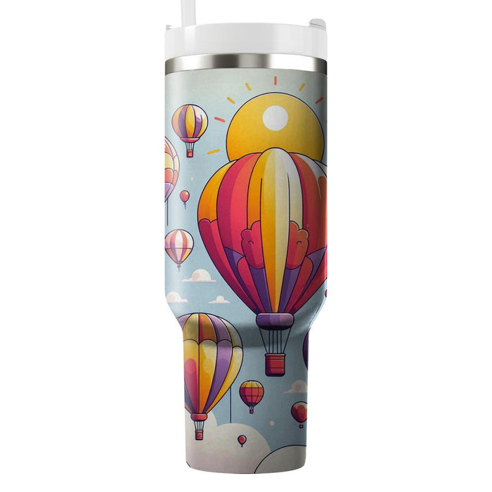 Whimsical Balloon Festival  Personalized Tumblers